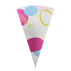 Porta Cono Papel Maxi-Gloton con Circulos x100 unidades