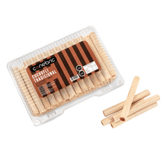 Caja de 12 display de Cuchuflies Rellenos con Manjar x 50 un.