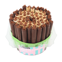 Torta mixta cuchuflies rellenos y bañados X 65 Un.