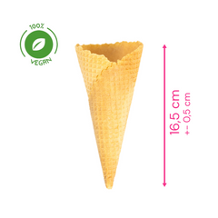 Barquillo Artesanal Glotón x 96 unidades (Borde irregular)