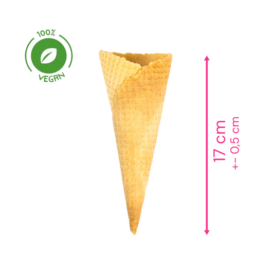 Barquillo Artesanal Maxi x 96 unidades (Borde irregular)