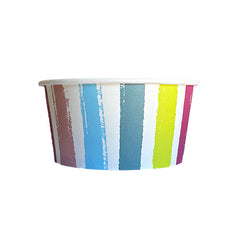 Pote de helado polipapel 5oz Multicolor 50unid