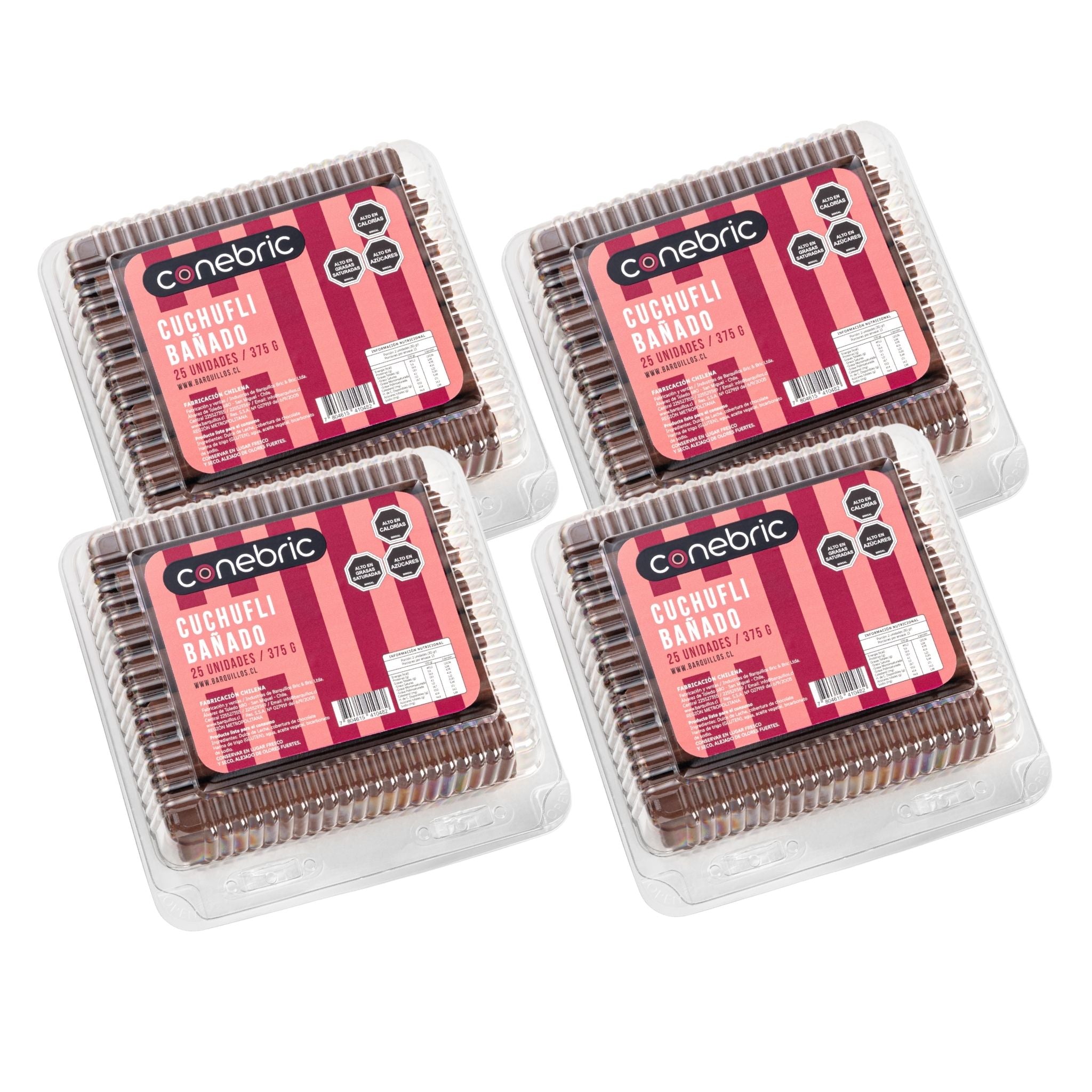 Pack 4x3 Cuchuflies Bañados
