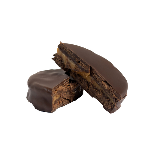 Alfajor de Brownie con Dulce de Leche
