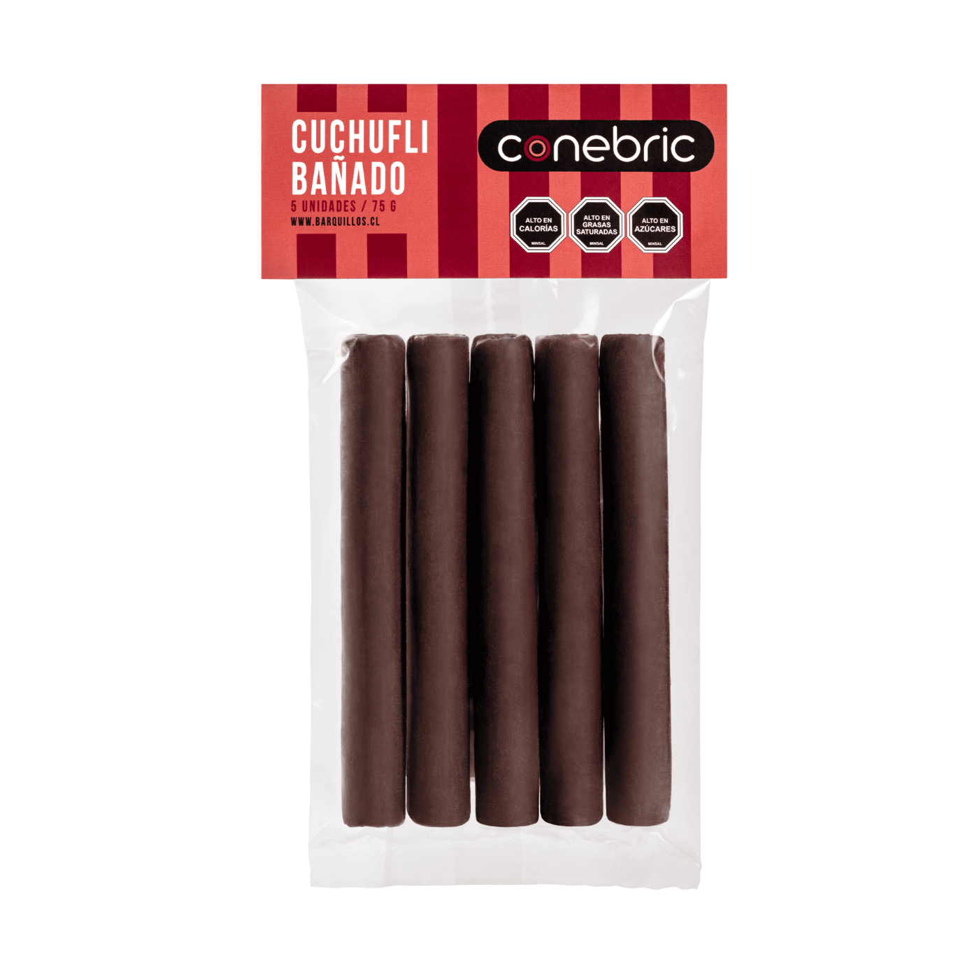 Cuchufli bañado X 5 unidades
