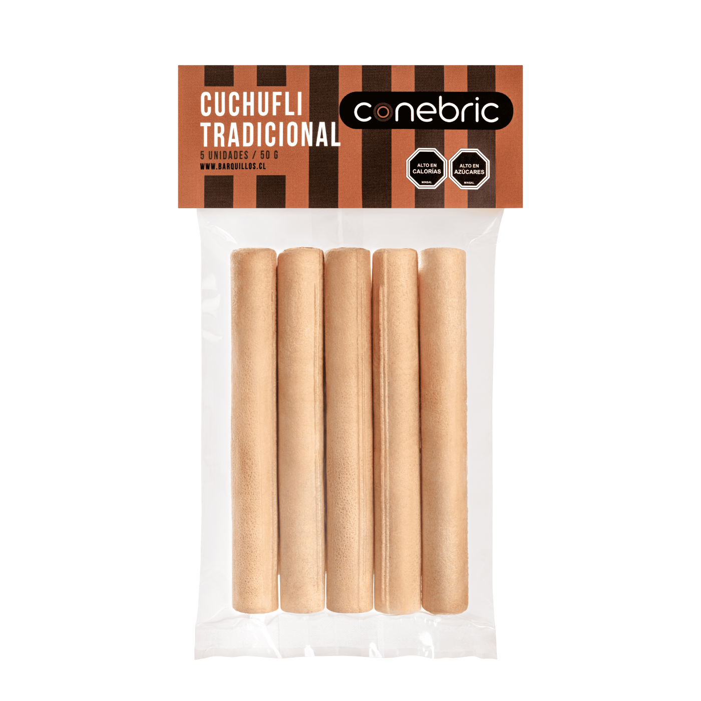 Cuchufli relleno formato X 5 unidades