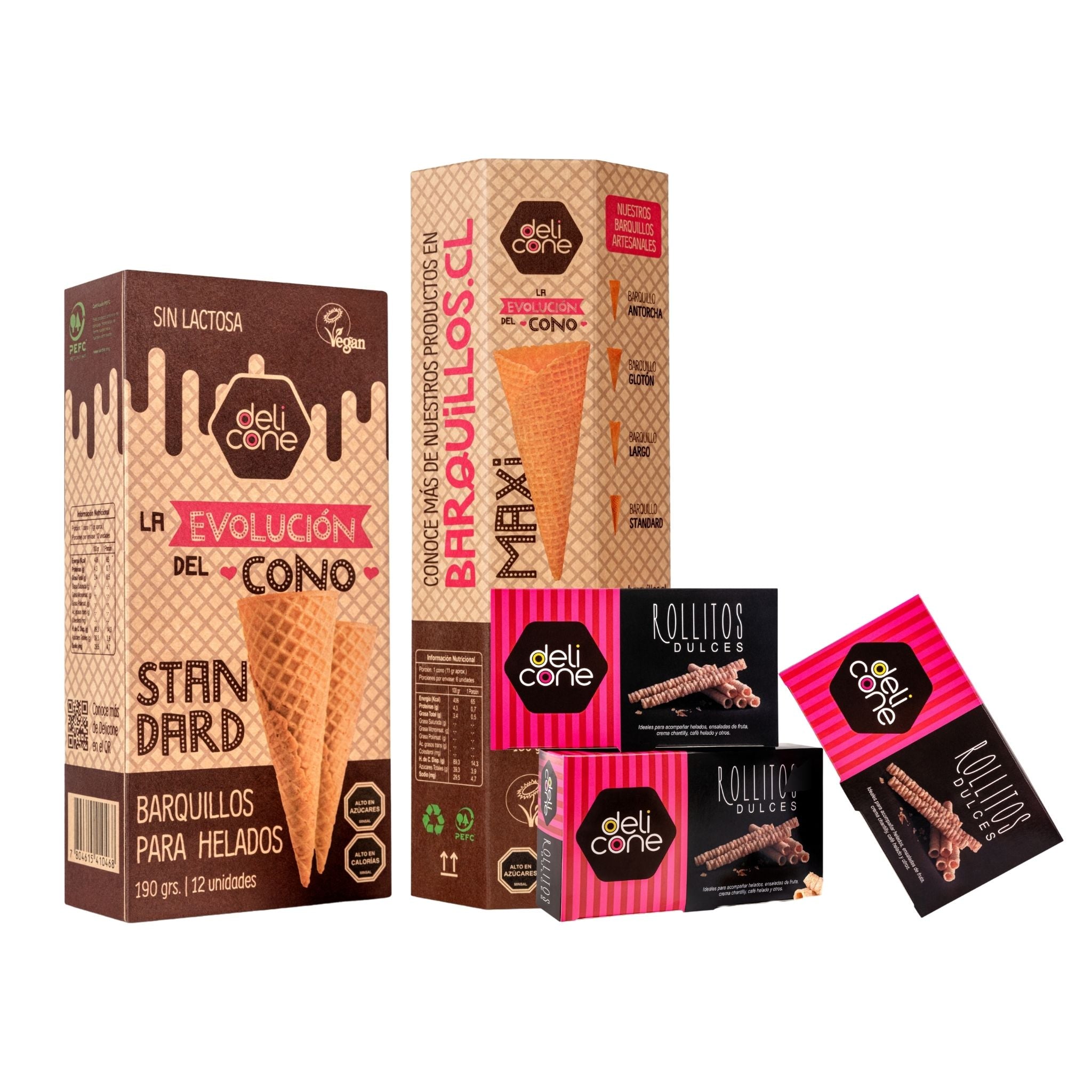 Mega Pack Barquillos + Rollitos