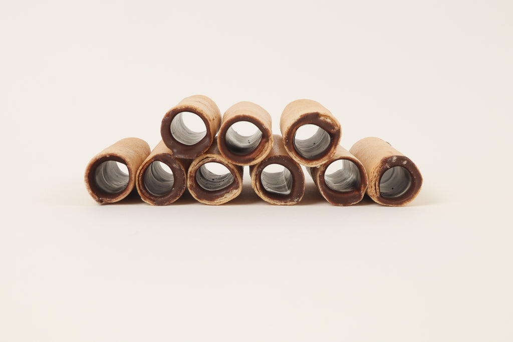 Barquillos Para Rellenar Impermeabilizado Corto 6 cm X 100 un.